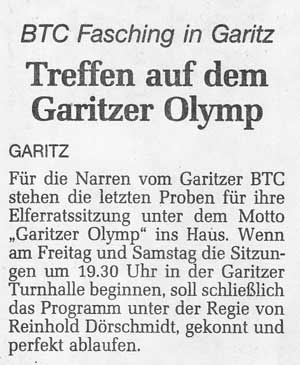 Treffen auf dem Garitzer-Olymp